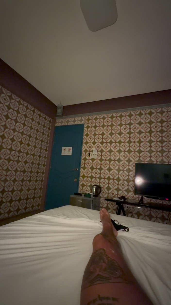 Ladyboy Maria: Bottom POV Fuck with Big White Cock