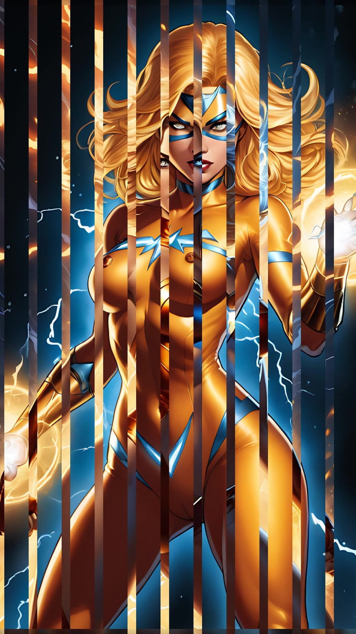 LustRender: Desnudo trueno chispa eléctrica aura