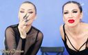 Kinky Domina Christine queen of nails: Smoking with Extreme Stiletto Nails Asmr