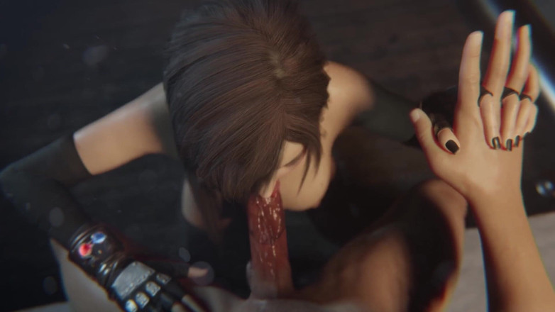 Velvixian 3D: Tifa Lockhart फेशियल, ब्लैक लिपस्टिक टॉपलेस