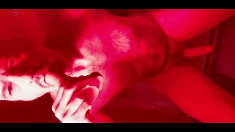 Guy Grey: Horny Red Light Session with Cum and Dildo Ball Slamming