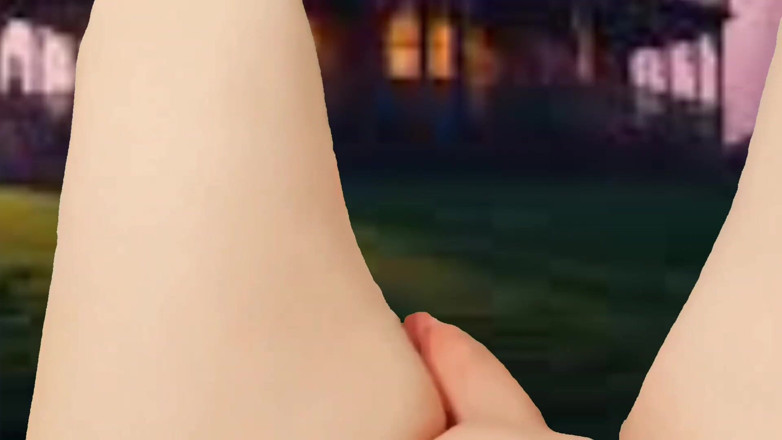 Kitty_Cross: 1 Hands-free Cumshot Cute Legs White Thighs Shemale