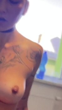 Slut Siiting on Vibrator