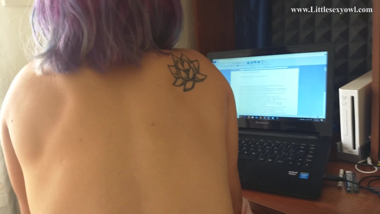 Littlesexyowl: Comment ne pas laisser mon beau-père travailler, il m'a punie...