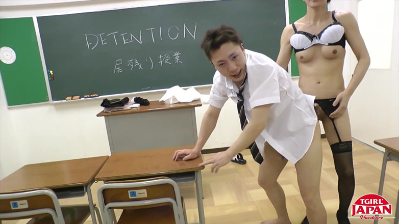 Tgirl Japan: Julia Winston tops her lover