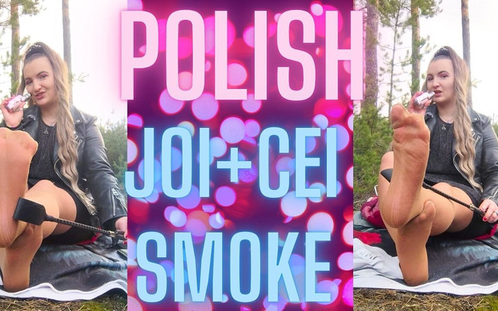 Monika Nylon: (87) Polská noha JOI CEI kouřací fetiš