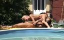Nikky Blond: Pornstar Nikky Blond and Renato Have Sex by the Pool