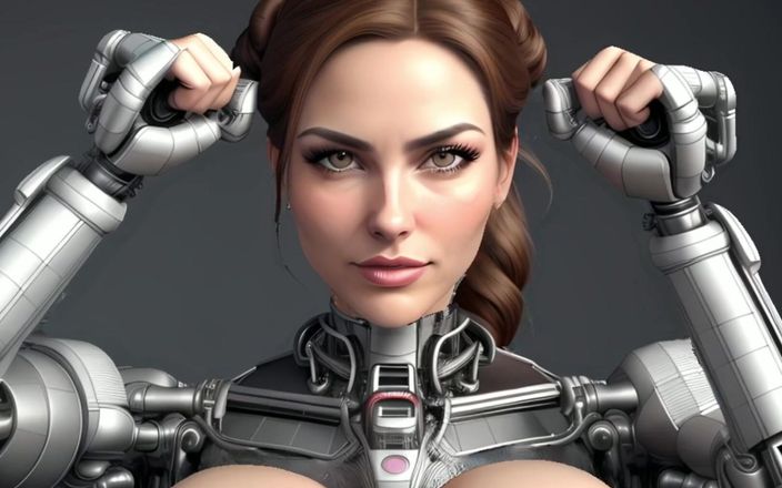 AI Porn: Bombasses cybernétiques hentai en 3D - art numérique