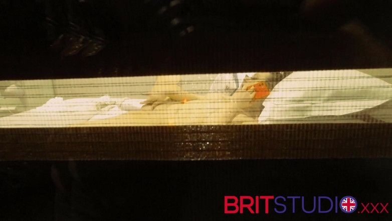 Brit Studio: You watch your neighbour masturbating