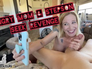 Shiny cock films: Angry Stepmom and Stepson Seek Revenge