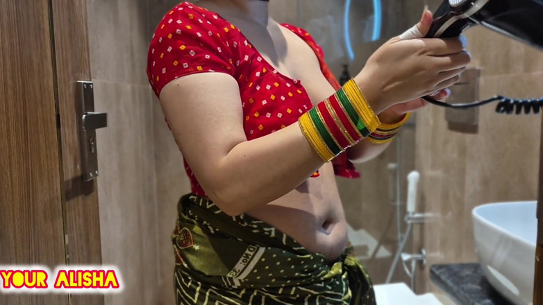 Your Alisha: Found Bhabhi Naked in the Washroom and Fucks Her