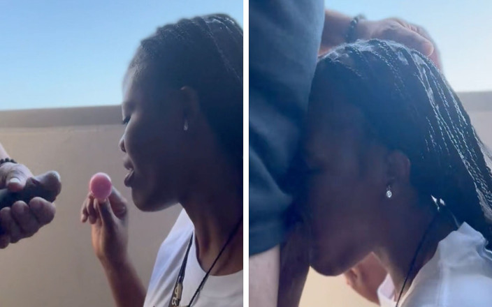 Slut me out: He Cums on My Lollipop and I Lick It All...