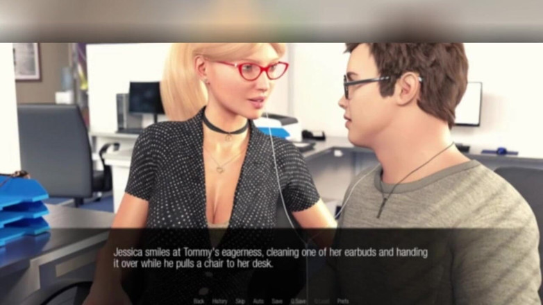 3DXXXTEEN2 Cartoon: Jessica's first sapphic experience. 3D porn cartoon sex