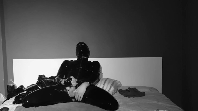 Joel Dom: Hot latex webcam action - Part 2