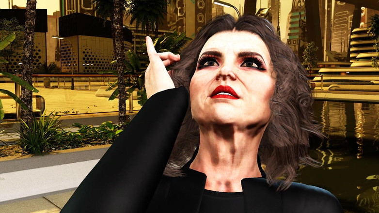 Mature Futanari Lovers: 看護師バットシェットは、レディDを満たしています。