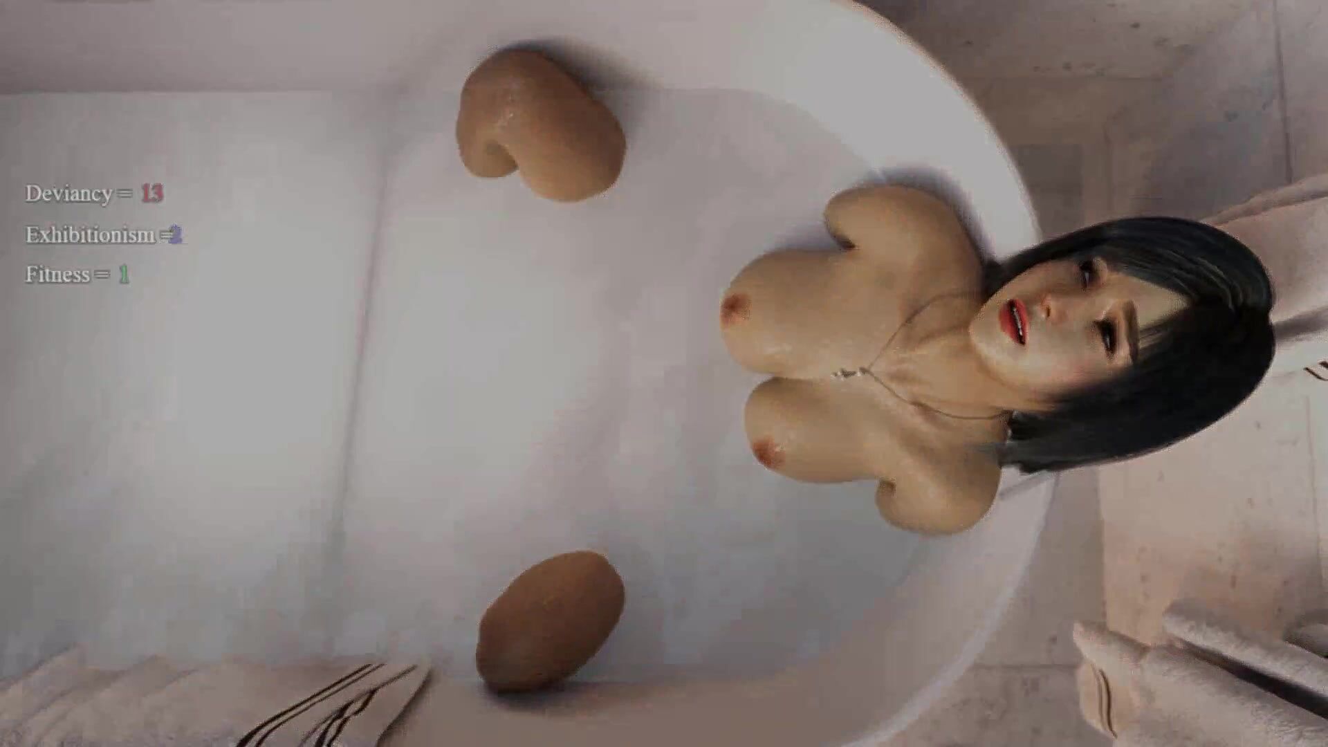 LISA: Hot girl masturbates in the tub ep.40-Dirty GamesxXx-Dirty GamesXxX