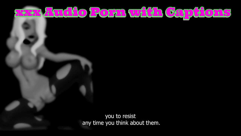 Porn with Captions: ENDAST LJUD - Ljudporr med bildtexter Bruci är min satin kvinnliga marionett