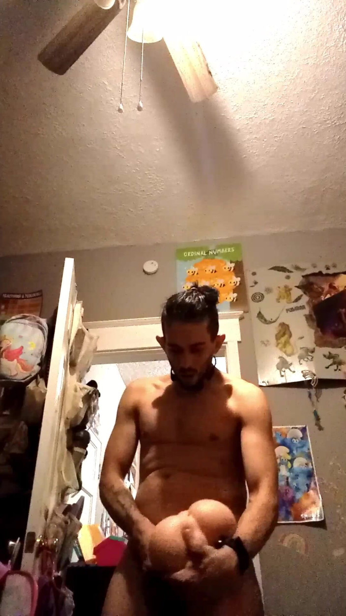 Magnumxlcody: Met behulp van Lana Rhoades kont vrouw seksspeeltje gebruik / schoonmaken...