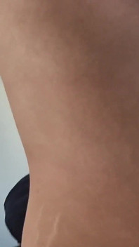 I Could Not Resist to Fuck My Bussy with My 20 Inches Long Dildo. I Just Love How It Completely Fills Me and Bulges My Belly