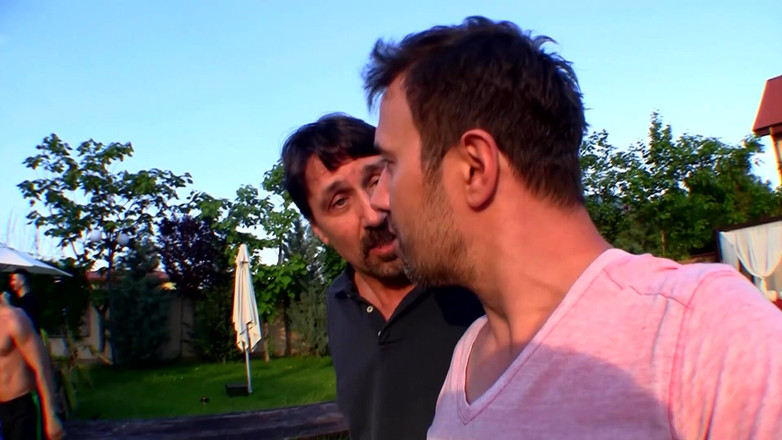 Fuck Cumshot Party: Venkovní DP skupinová sex, divoké šukání fest