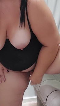 I Gave My First Cumshot on the Couch with the Neighbor Listening Behind the Door