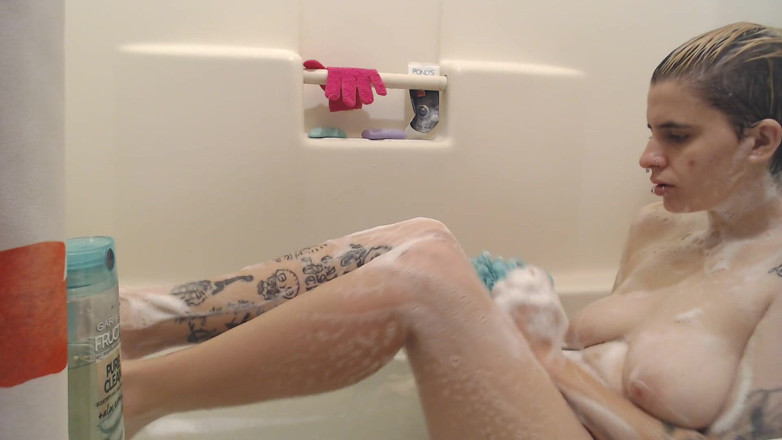 Abby Anna: Lathered up bath body scrubbing