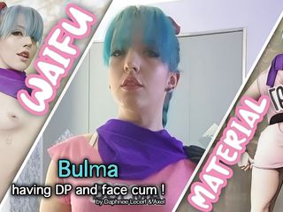 Daphnee Lecerf: Bulma asking for a DP and face cum !