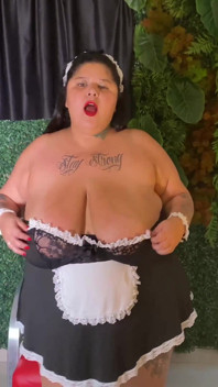 Mary Juana the Big Saggy Boobs BBW Maid