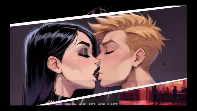 Cumming Gaming: 내 새 여자친구 [금기 헨타이 게임] 40화 고딕 소녀가 클럽 화장실에서 자지를 빨다!