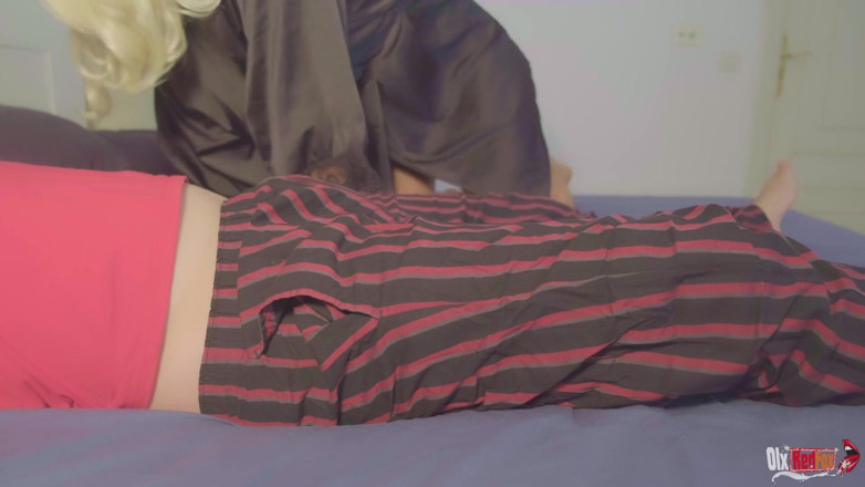 OlxRedFox: Young step daughter gives secret blowjob to and gets a...