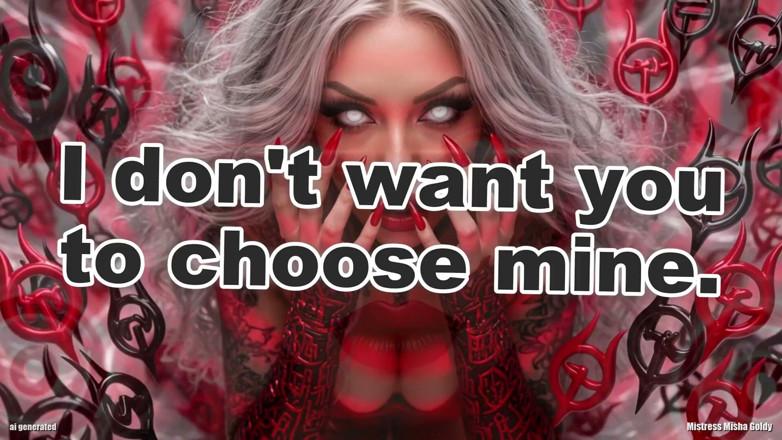 Goddess Misha Goldy: His Mouth or Mine, Baby V_2