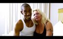 Amateurs Love BBC: Kinky blonde granny gets lucky with younger big black cock