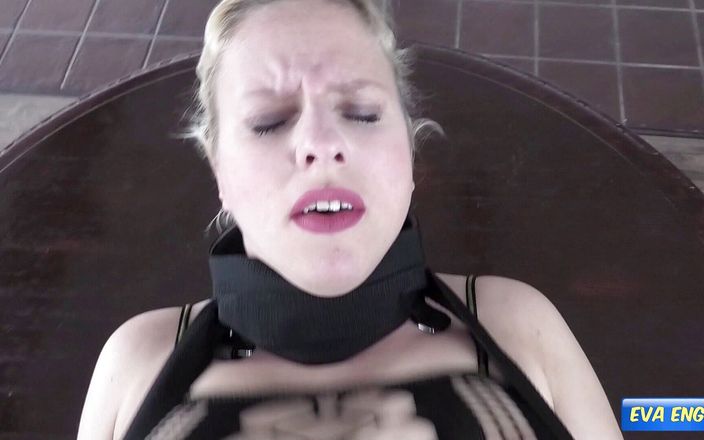 Eva Engel: Tied up and used as three hole slut
