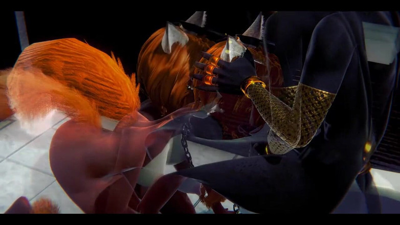 HentaiTubes: Pelz-Hentai - Anubis der Dogboy mit einem Foxygirl in einer Toilette -...