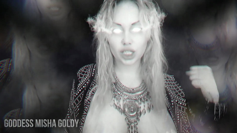 Goddess Misha Goldy: 나는 너의 활력을 완전히 빼앗을 것이다! 정액과 먹이주기!
