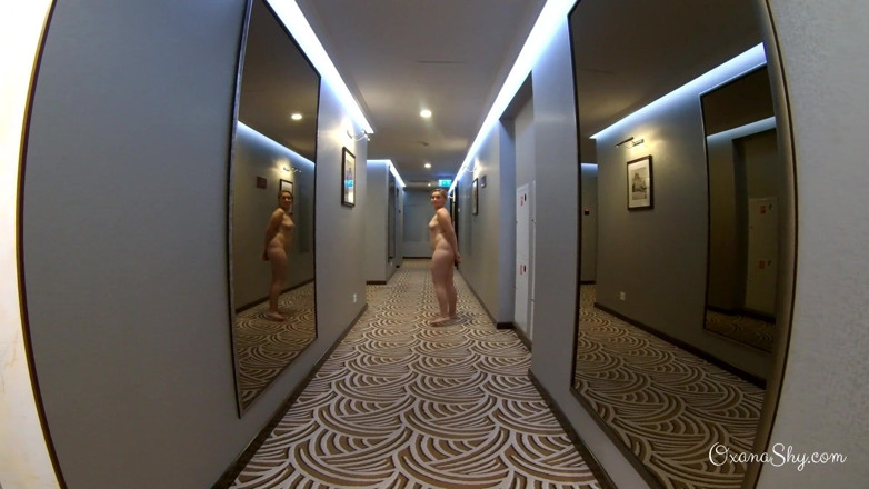 MILF Oxana: Compilation of three nude dares in hotel