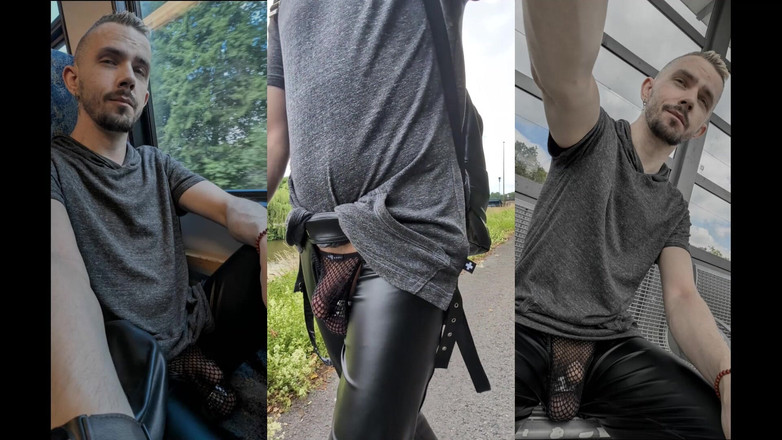 kinkygaynudist: Getränkt in einer fremden Stadt - mein frecher Urban (tanga) spaziergang