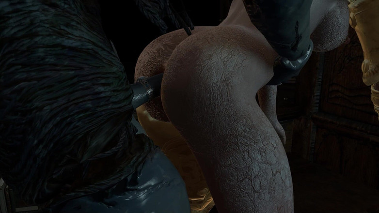 Wraith Futa: Malenia büyük yarakla cadı Ranni tarafından ayakta sikiliyor