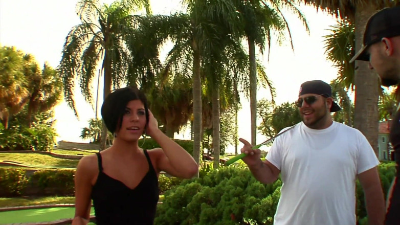 CBD Media: College student with short black hair gets picked up and...