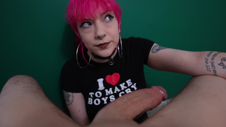 lilredvelvettt: Light CBT Femdom ręczna robota
