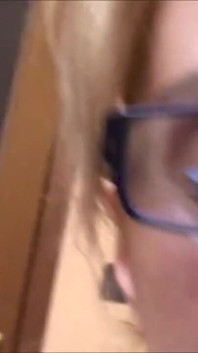 Mature blonde lady with big boobs solo masturbation