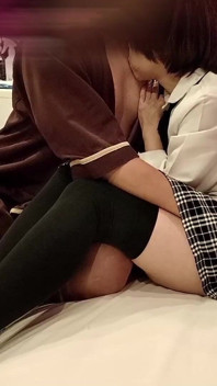School Girl Cosplay, Frantically Licking His Dick, if He Thrusts up From Below Like That the Semen Will Go Deep Into My Uterus