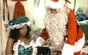Black Jass: 이른 크리스마스 선물을 받는 흑인녀 창녀
