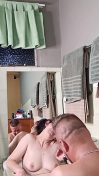Sexxxfilled Bathroom Fuck, Wanted Him to Cum in Me so Bad