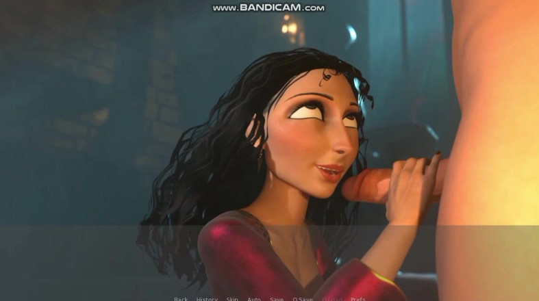 Divide XXX: 3D NSFW uspokojí maminku Gothel