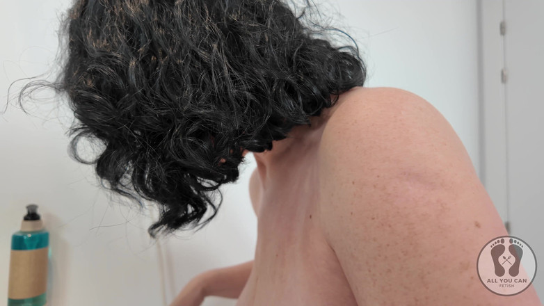 All You Can Fetish: Стоматологический гигиенист, рутинный рот-фетиш крупным планом в Топлесс