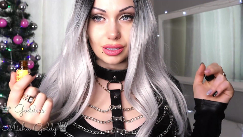 Goddess Misha Goldy: Kom klaar en ga dieper in je snuivende-aftrekkende verslaving!