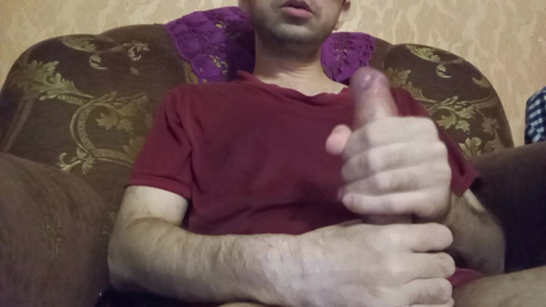 Alex Metallov: Geiler heterosexueller mann wichst großen schwanz. Solo-männliche masturbation