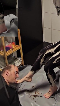 My Slave Gets Something to Eat Again - Not That He Still Falls off a Tail While Riding-p
