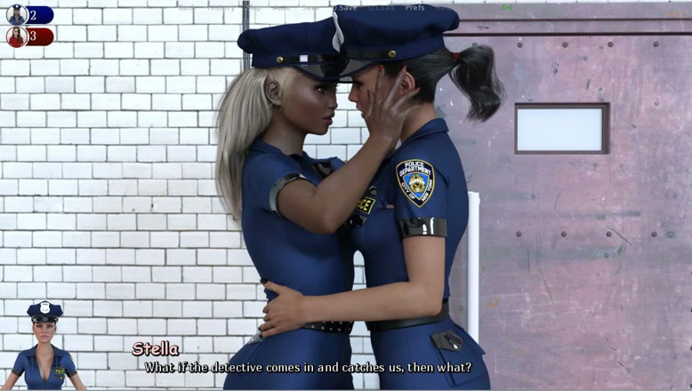 XXX Games Bunk: Slechte held - gameplay- rollenspel - politievrouw plaagt gevangene